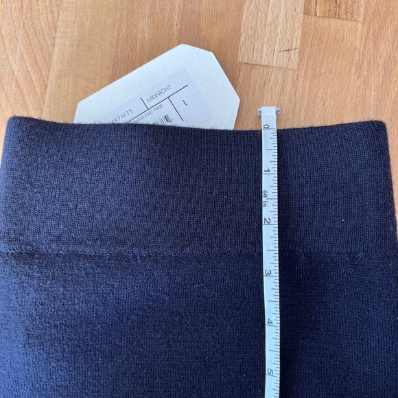 Attersee, 100% Merino Wool, Knit Pant, in Midnight, Size Large, NWT - Picture 14 of 14